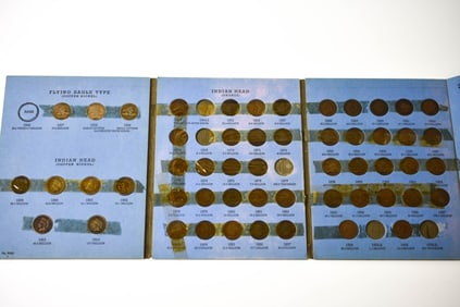 Flying Eage & Indian Head Penny Partial Set