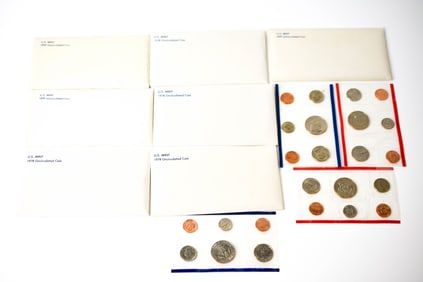 9 US Mint Uncirculated Sets