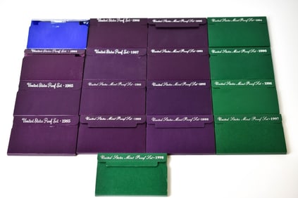 1983 to 1998 US Mint Proof Sets