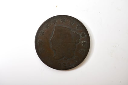 1821 Coronet Liberty Head Large Cent