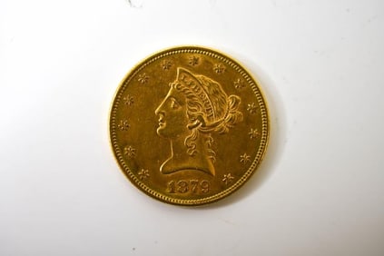1879 Coronet Head $10 Gold Eagle