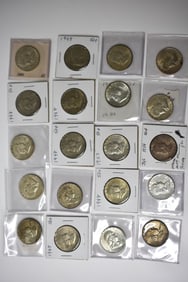 $10 Face Silver Franklin Half Dollars
