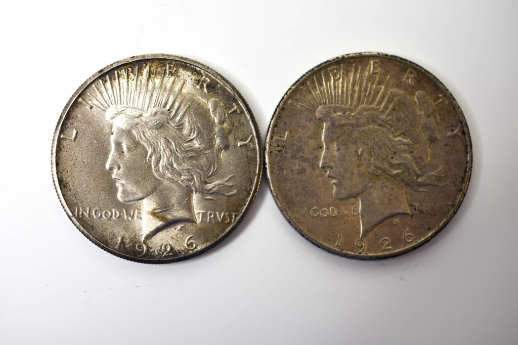 1926 p & s Peace Silver Dollars (1 of 6)