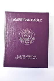 1993 p Boxed Proof American Silver Eagle