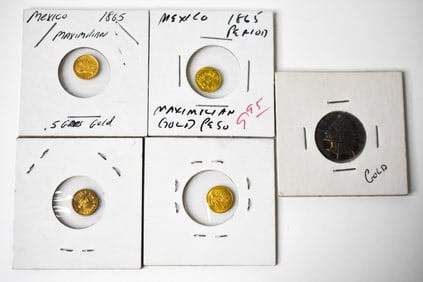 Miniature Mexican Gold Coins