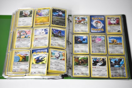 100s of Pok?mon Cards in Binder