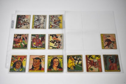 13 1930s Western Strip Cards No 4 to 47