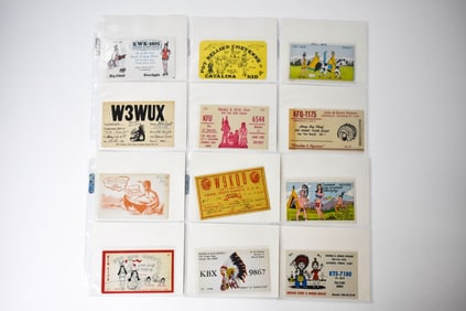 Native American Theme QSL Ham Radio Cards