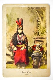 Early Trade Card Full Colored Modoc Dove Wing