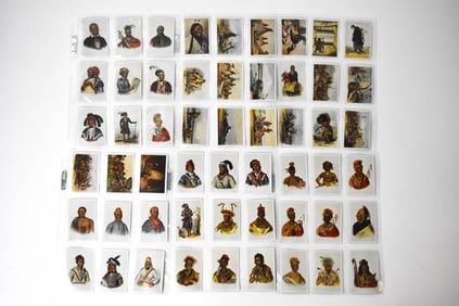 200 German Cigarette Cards of Western & Native