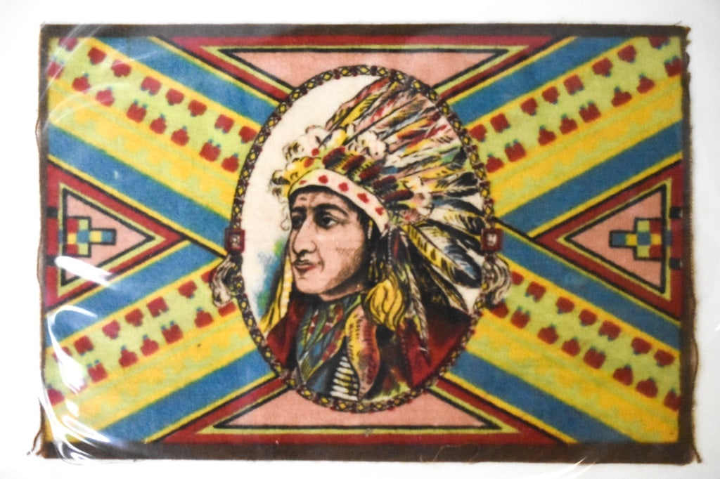 42 Tobacco Native American Mini Blankets Rugs (1 of 9)