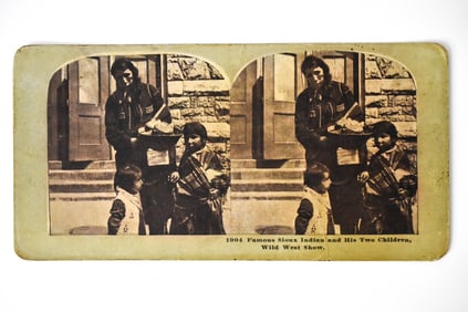 20 Stereo Views of Native Americans