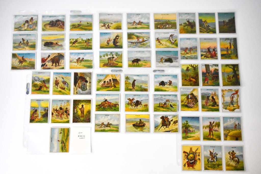 52 1910 Hassan T73 Indian Life in the "60's" Cards (1 of 8)