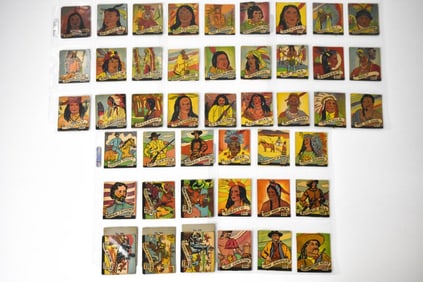 1930 Western Strip Series Set of 48 R131 Cards