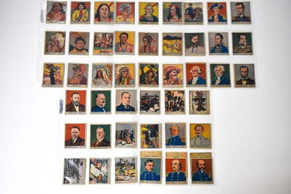 1930s Western Strip Cards Set of 48 300 to 347