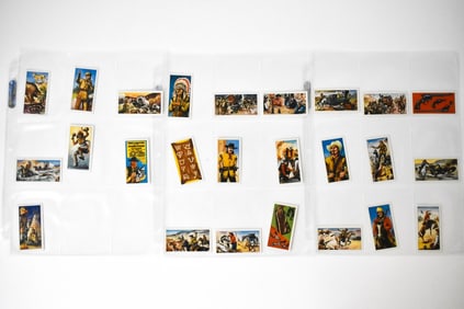 1963 Barratt & Co Wild West 25 Card Set