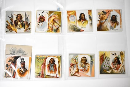 9 1888 N36 Allen & Ginter American Indian Cards