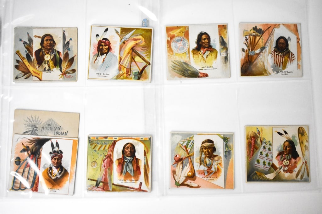 9 1888 N36 Allen & Ginter American Indian Cards (1 of 6)