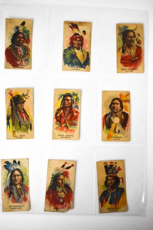 9 1910 D46 Weber Bros Indian Chief Cards (1 of 11)
