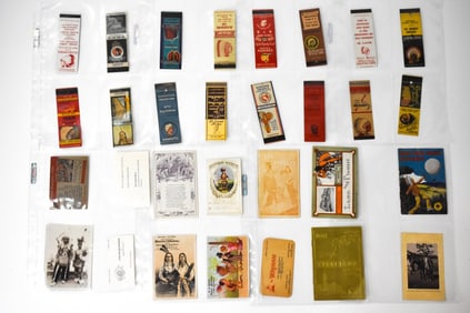 Various Native American Themed Advertising
