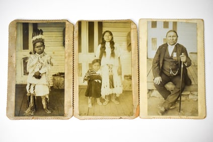 Chief Gotebo & Family Cabinets Cards
