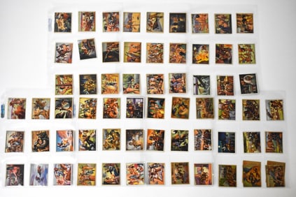 74 1949 Bowman Wild West Cards