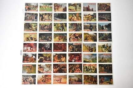 48 1956 Topps Davy Crockett Cards