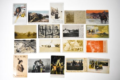 32 Native American Postcards