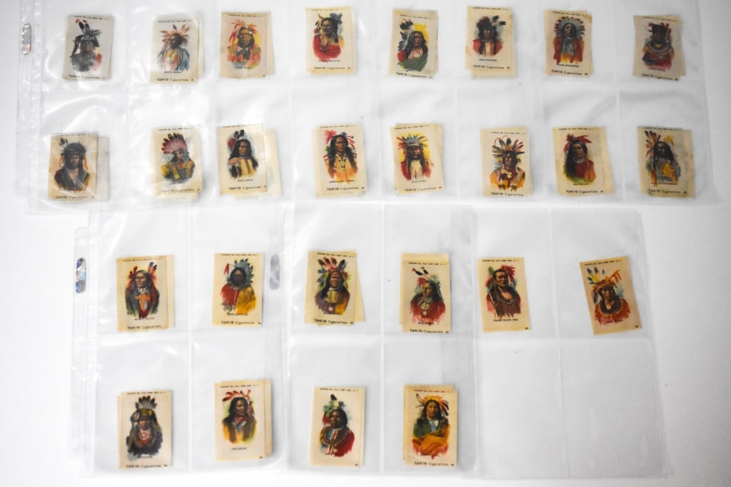 1910 Tokio Native American Tobacco Silks Set (1 of 8)