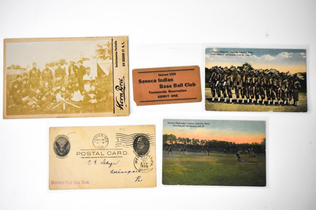 Nebraska Indians Baseball Cabinet Card & Poscards (1 of 11)