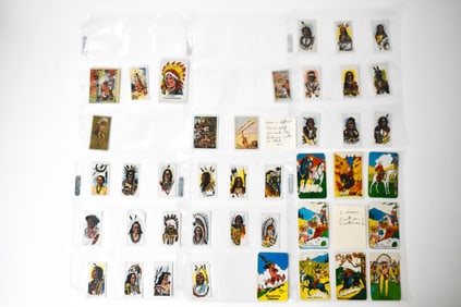 Various Native American Non Sports Cards