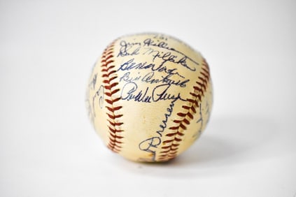 1953 Brooklyn Dodgers Team Signed Ball