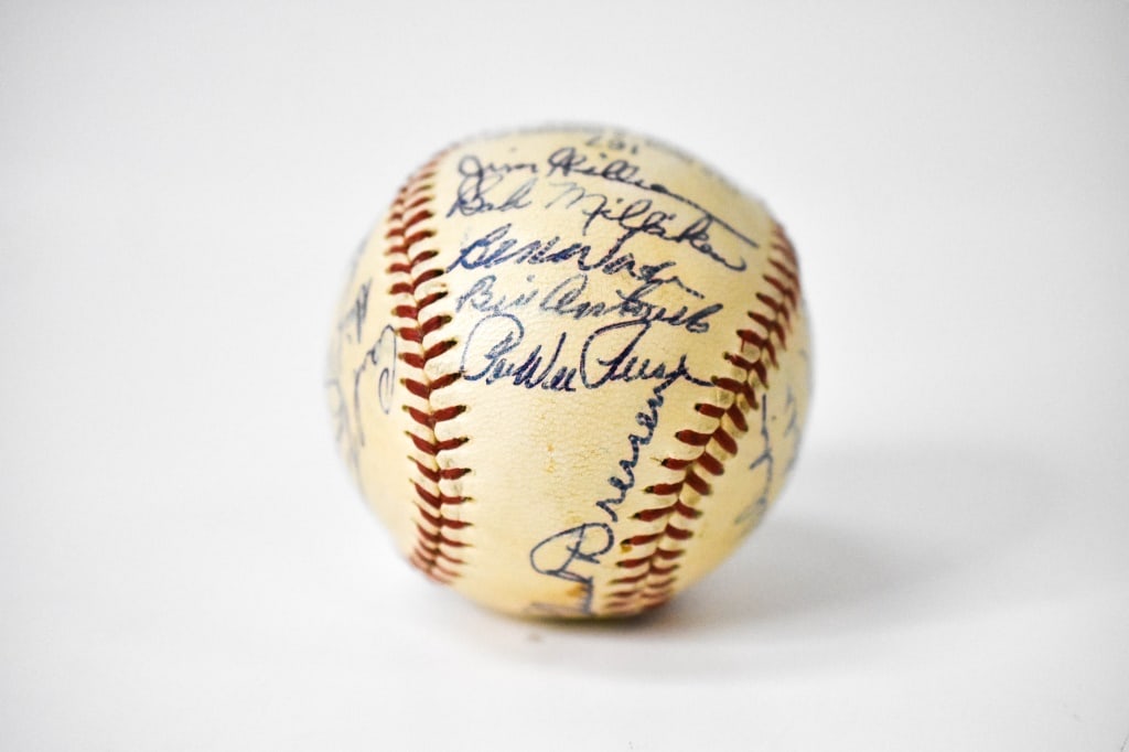 1953 Brooklyn Dodgers Team Signed Ball (1 of 7)