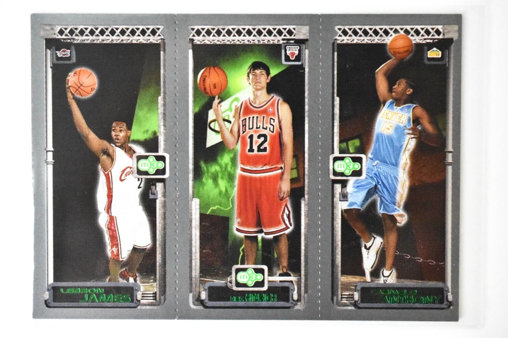 2004 Topps Matrix Basketball Lebron James Carmelo (1 of 10)