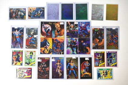 Various Non Sport Superhero Cards
