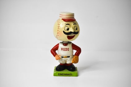 1960s Japan Cincinnati Red Mr Redlegs Bobble Head