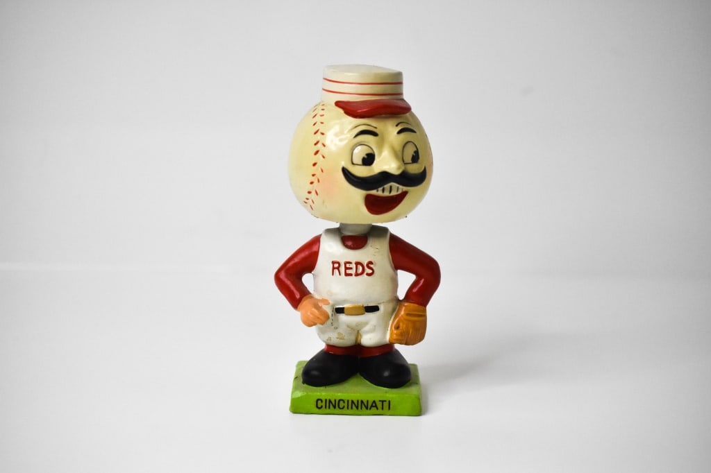 1960s Japan Cincinnati Red Mr Redlegs Bobble Head (1 of 13)