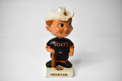1960s Japan Houston Colt 45 Blue Jersey Bobble