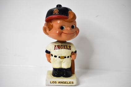1960s Japan Square Base Los Angeles Angels Bobble