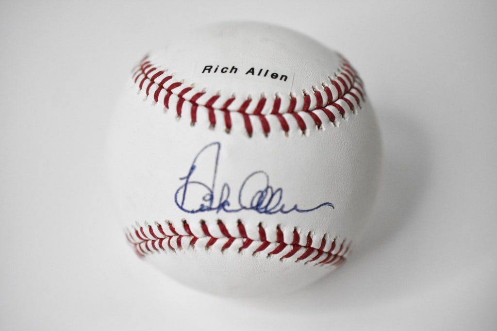 Dick Rich Allen Autographed Baseball (1 of 6)