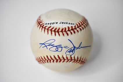 Reggie Jackson Autographed Baseball