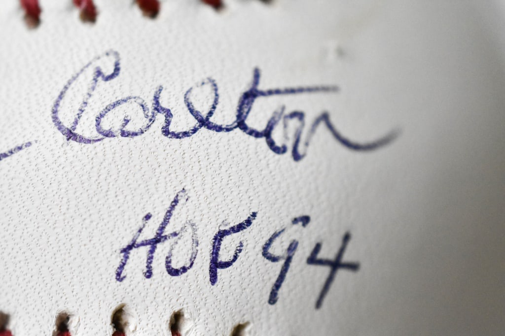 Steve Carlton Autographed Baseball (1 of 5)