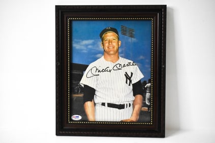 PSA DNA Mickey Mantle Autographed Photo
