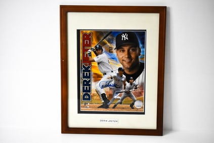Derek Jeter Autographed Print