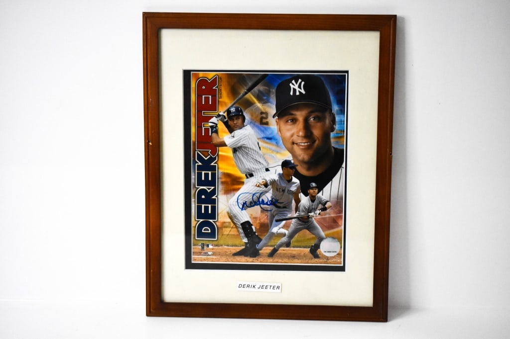 Derek Jeter Autographed Print (1 of 6)