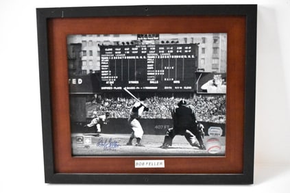 Bob Feller Autographed 8 x 10 Photo