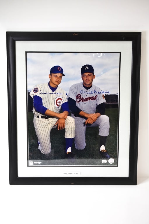 Joe & Phil Niekro Large Signed Photo (1 of 8)