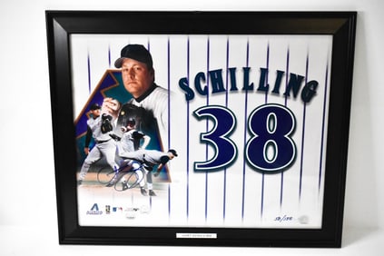 Curt Schilling Autographed Print
