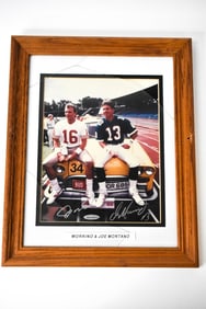 Joe Montana & Dan Marino Signature Photo