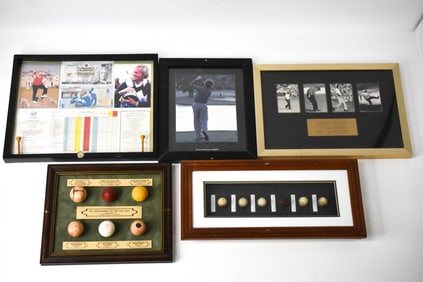 Football & Golf Man Cave Wall Displays